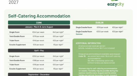 EazyCity 2027 Accommodation Price List – Now Available!